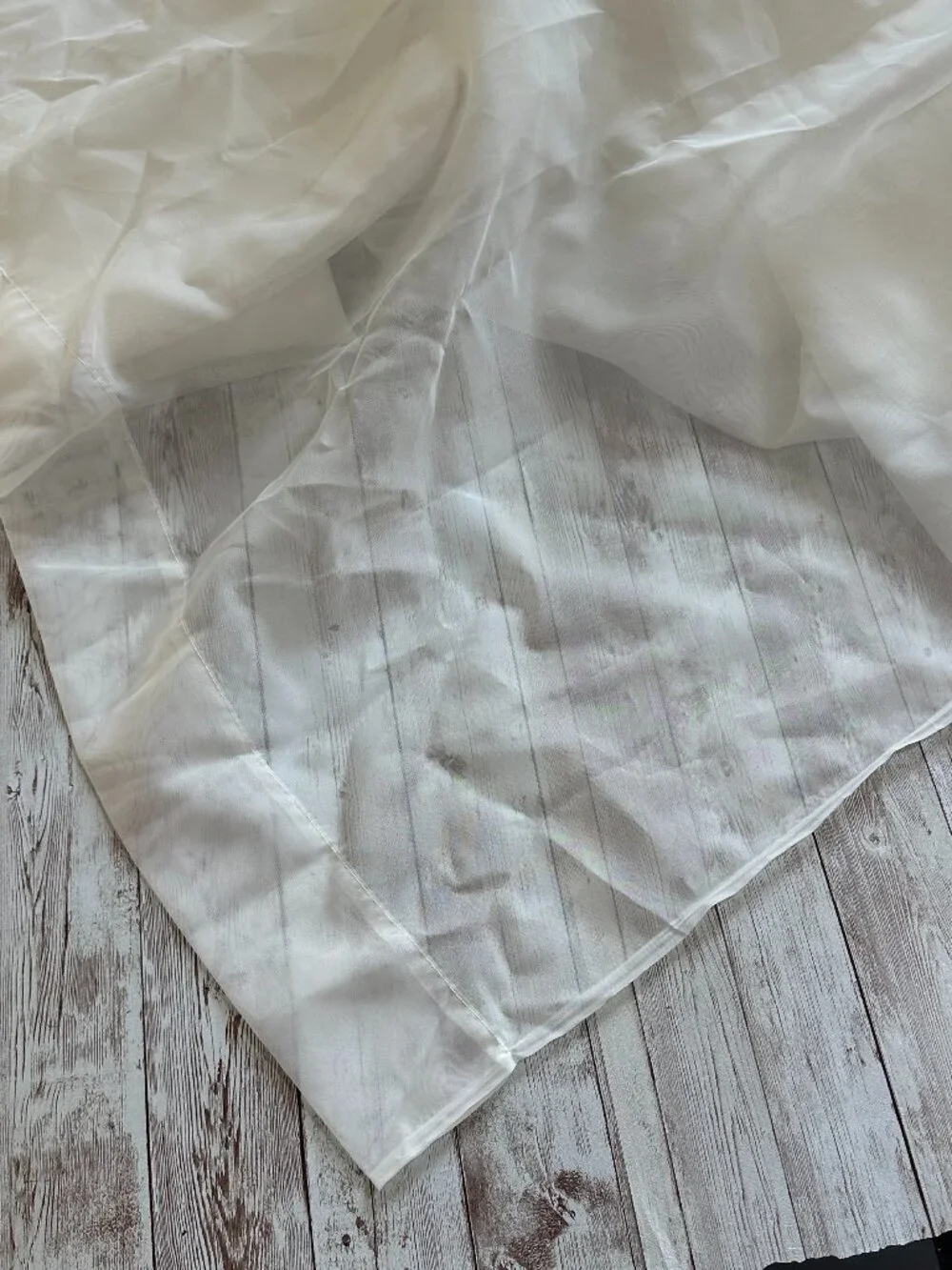 3 x Martha Stewart Living Fine Sheer Rod Pocket Curtain Panels 59
